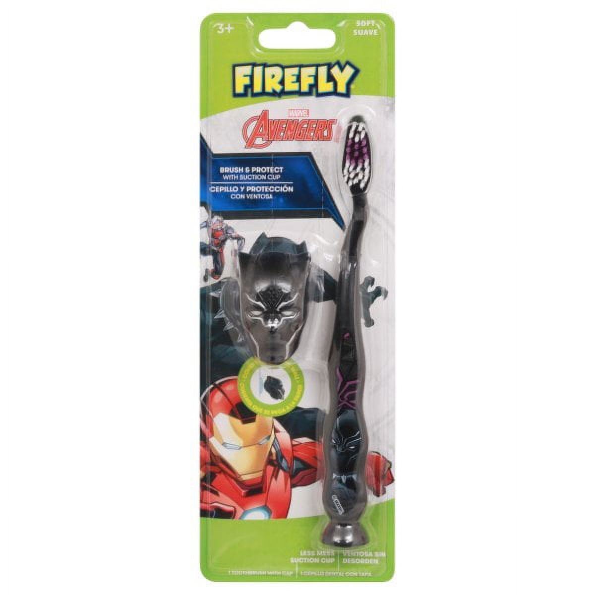 Marvel Heroes Barrel Toothbrush Suction Bottom - 3D Sticker - Cap (2pk)
