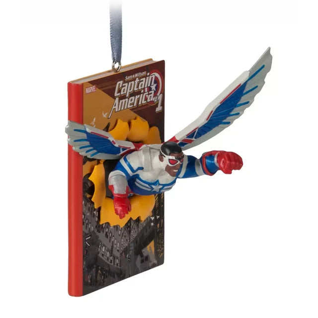 Disney Sketchbook Captain America Sam Wilson Christmas Ornament (3pk)
