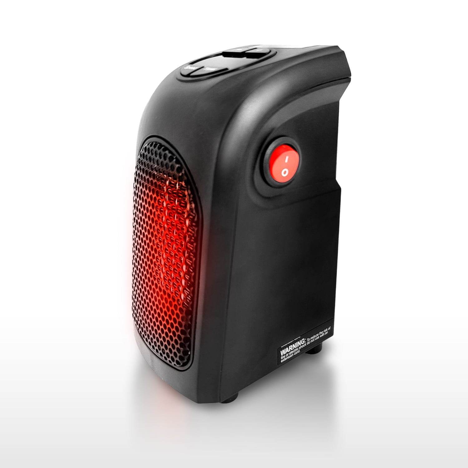 Warm-Living 400W Personal Digital Programmable Plugin Heater With Remote, Black