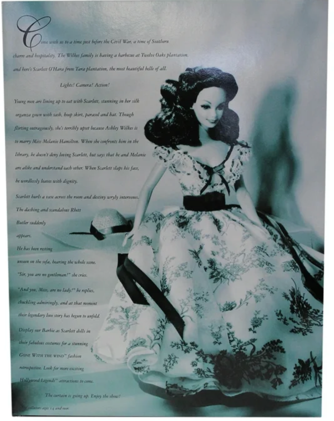 Barbie as Scarlett O'Hara Gone With The Wind at Wilke's Barbeque Doll 12997