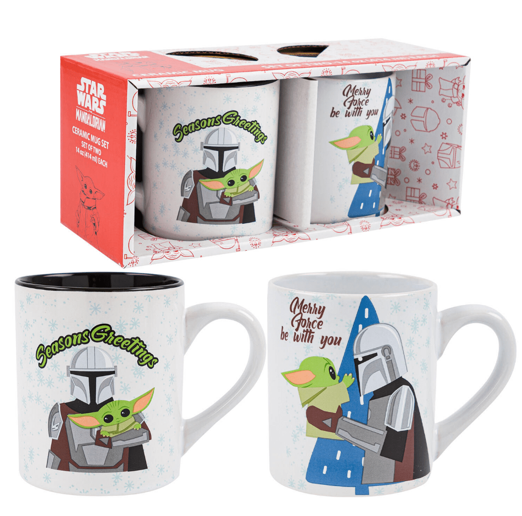 Star Wars the Mandalorian Ceramic Snowy Day 2pc Mug- 14oz (2pk)