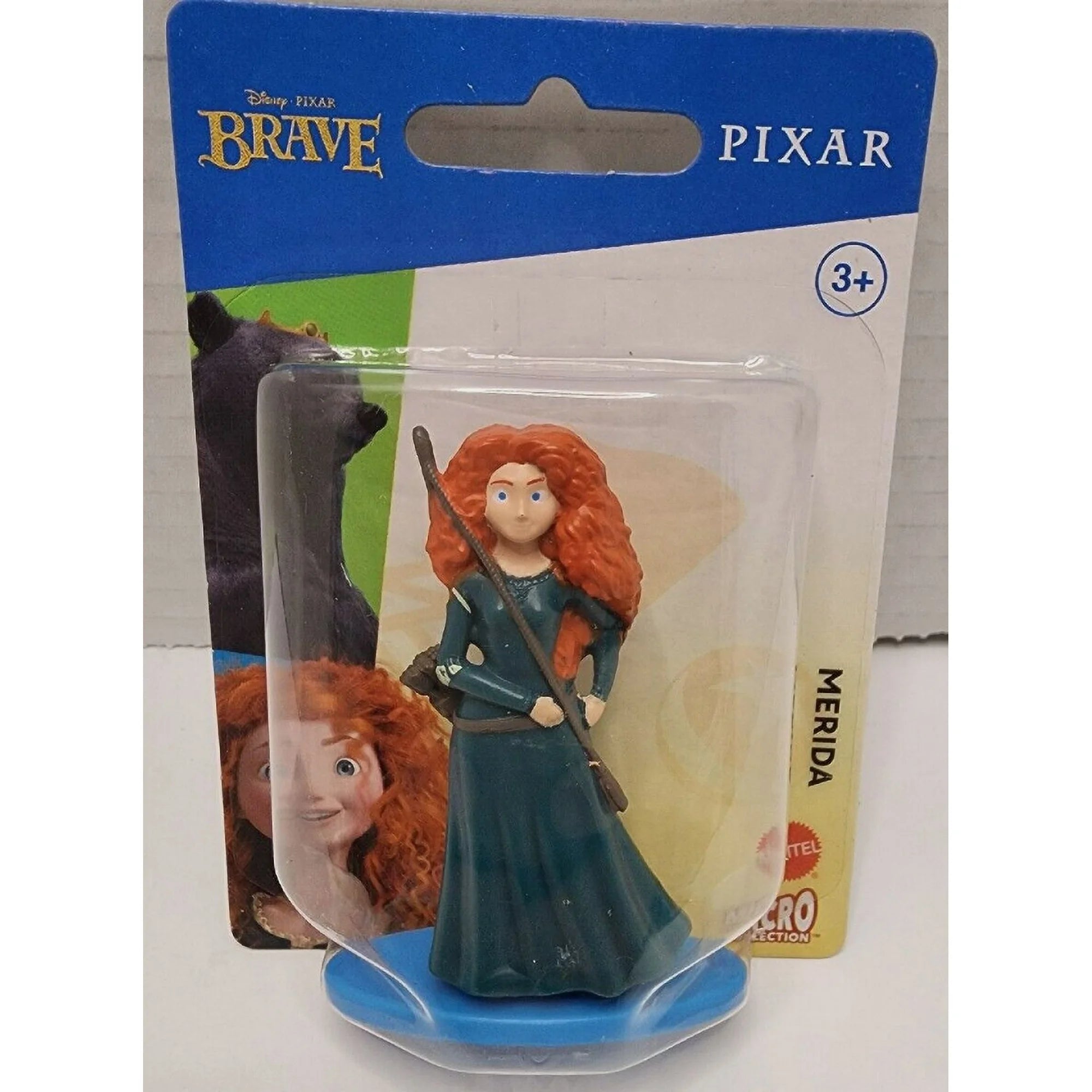 Brave MERIDA Mini 2 1/2 Inch Figure Pixar Disney Mattel Micro Collection 2pk