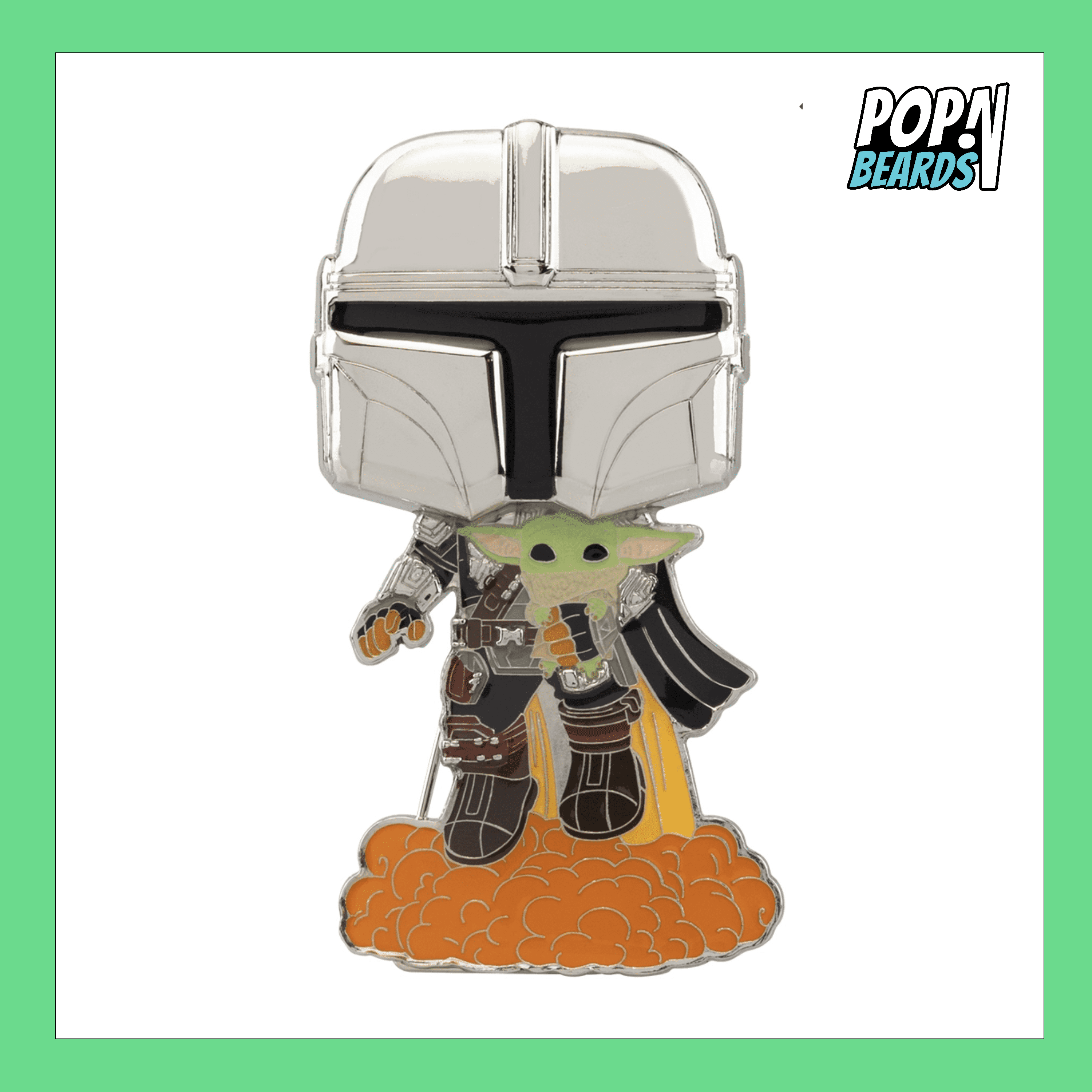 Funko Pop! Star Wars Pin SE Special Edition Enamel - The Mandalorian with Grogu
