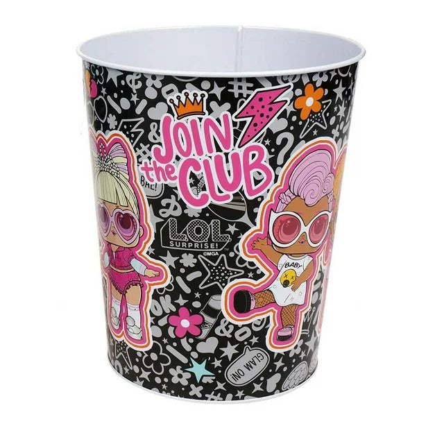 LOL Surprise Waste Basket Trash Can Bin - Kids Bath Bathroom