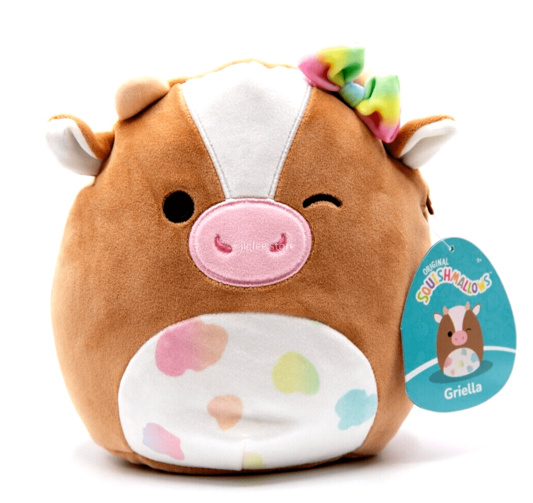 Squishmallows Griella the Brown & White Cow7.5"