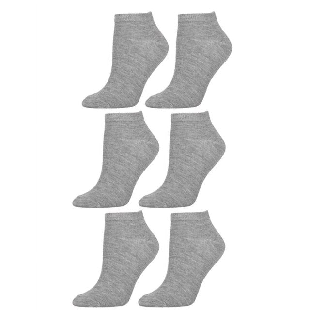 Wing Low Cut Socks Grey size 10-13 (4Pairs)