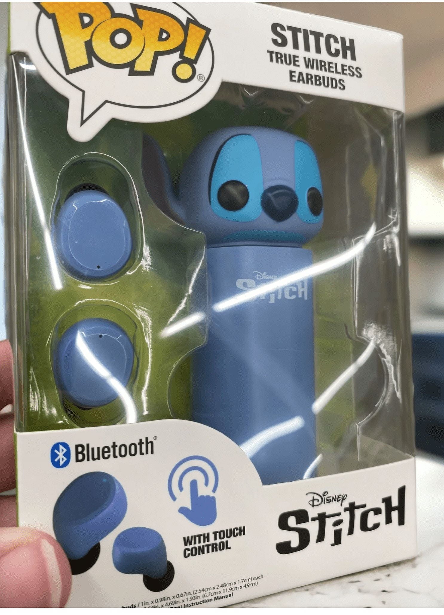 Disney Touch Control Pop Funko Stitch Wireless Ear Buds with Case