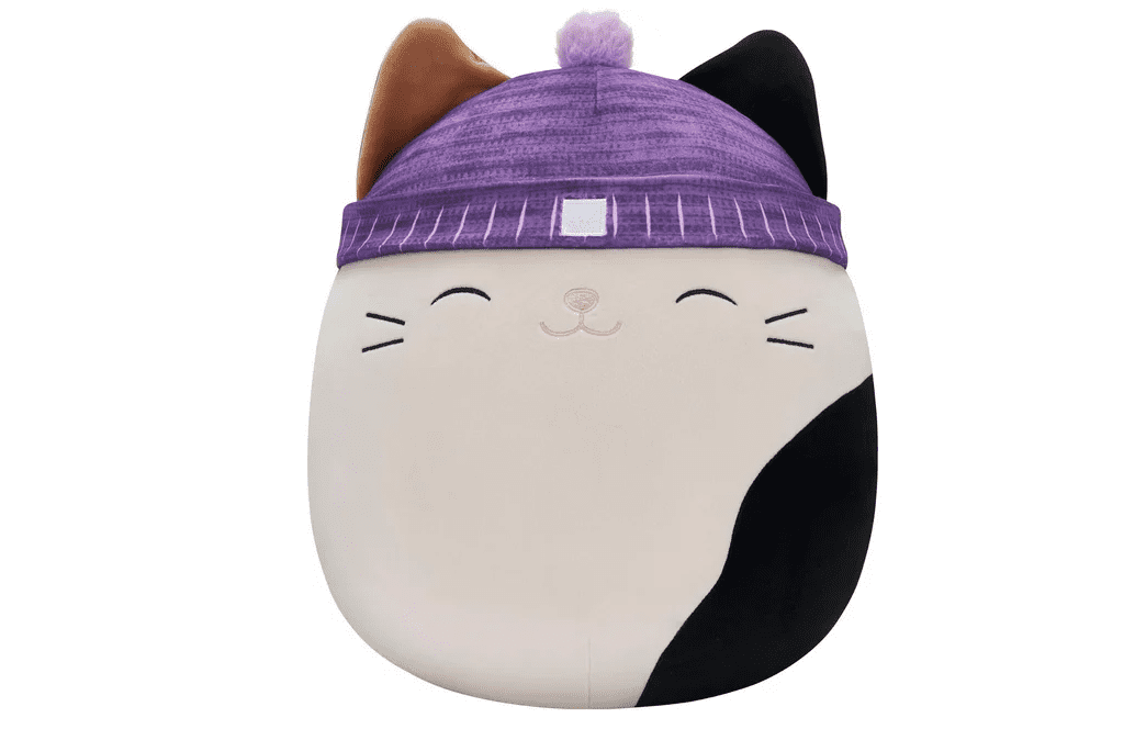 Squishmallows 8" Cam the Cat with Purple Hat