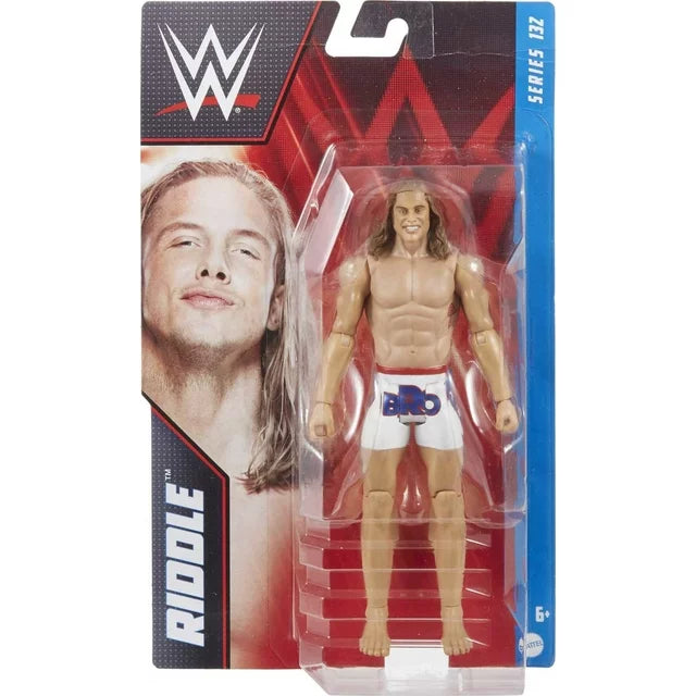 WWE Riddle Action Figure, 6-Inch Collectible For Ages 6 Years Old & Up