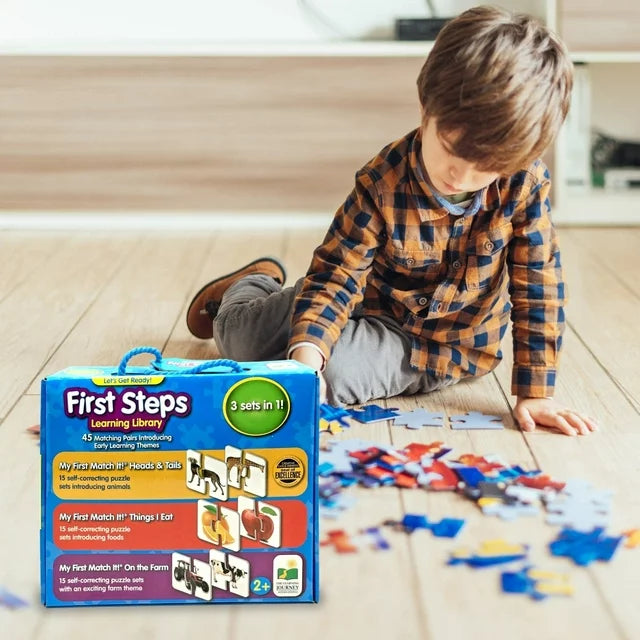 Let's Get Ready! First Steps Learning Library Collection Box [3 Sets in 1]