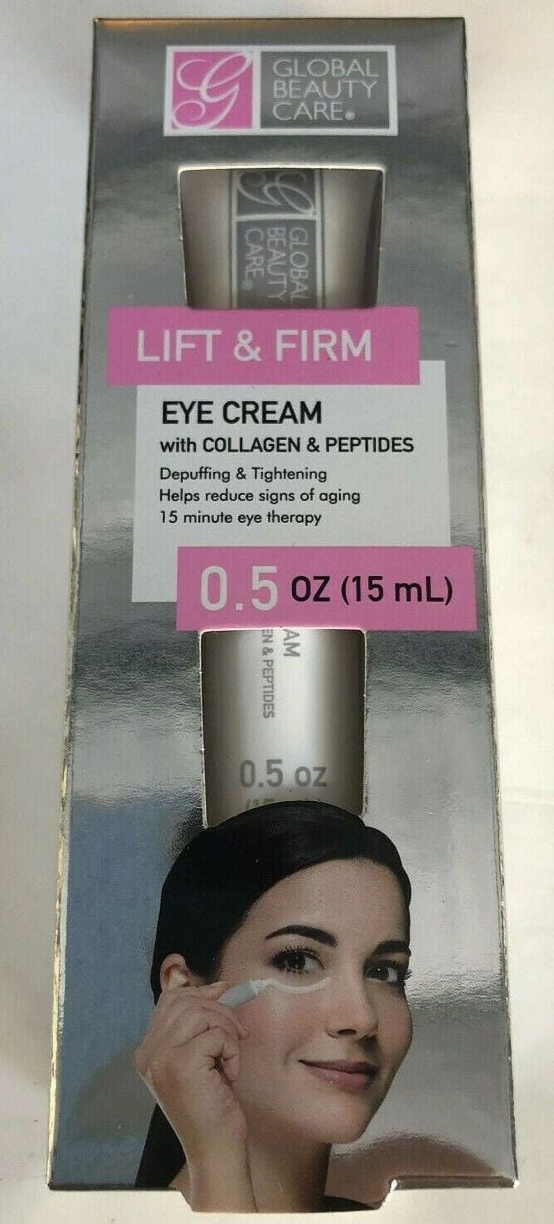 Global Beauty Care Lift & Firm Eye Cream With Collagen & Peptides