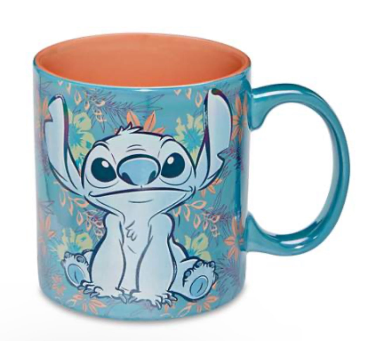 Disney Lilo and Stitch 20 oz Ceramic Floral Mug