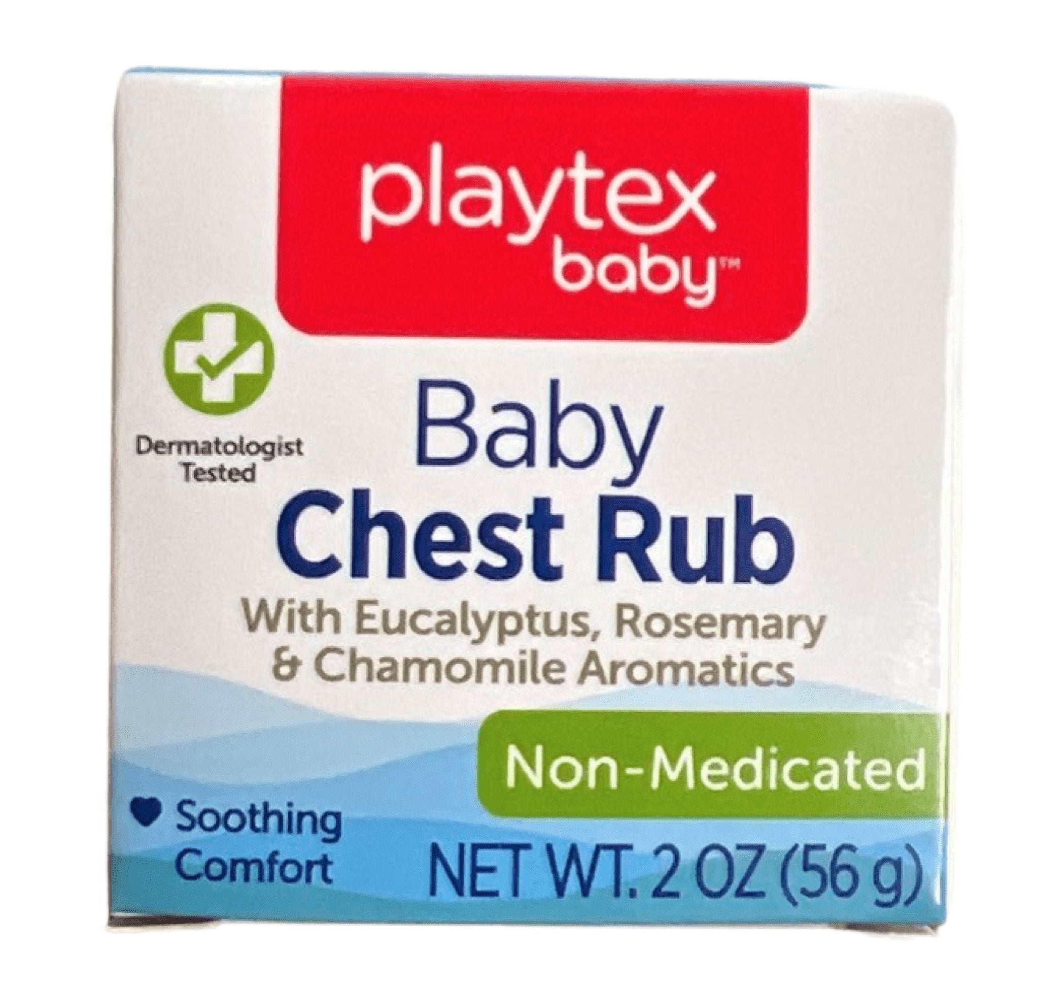 Playtex Baby Chest Rub with Eucalyptus, Rosemary & Chamomile Aromatics Non-Medicated 2 oz