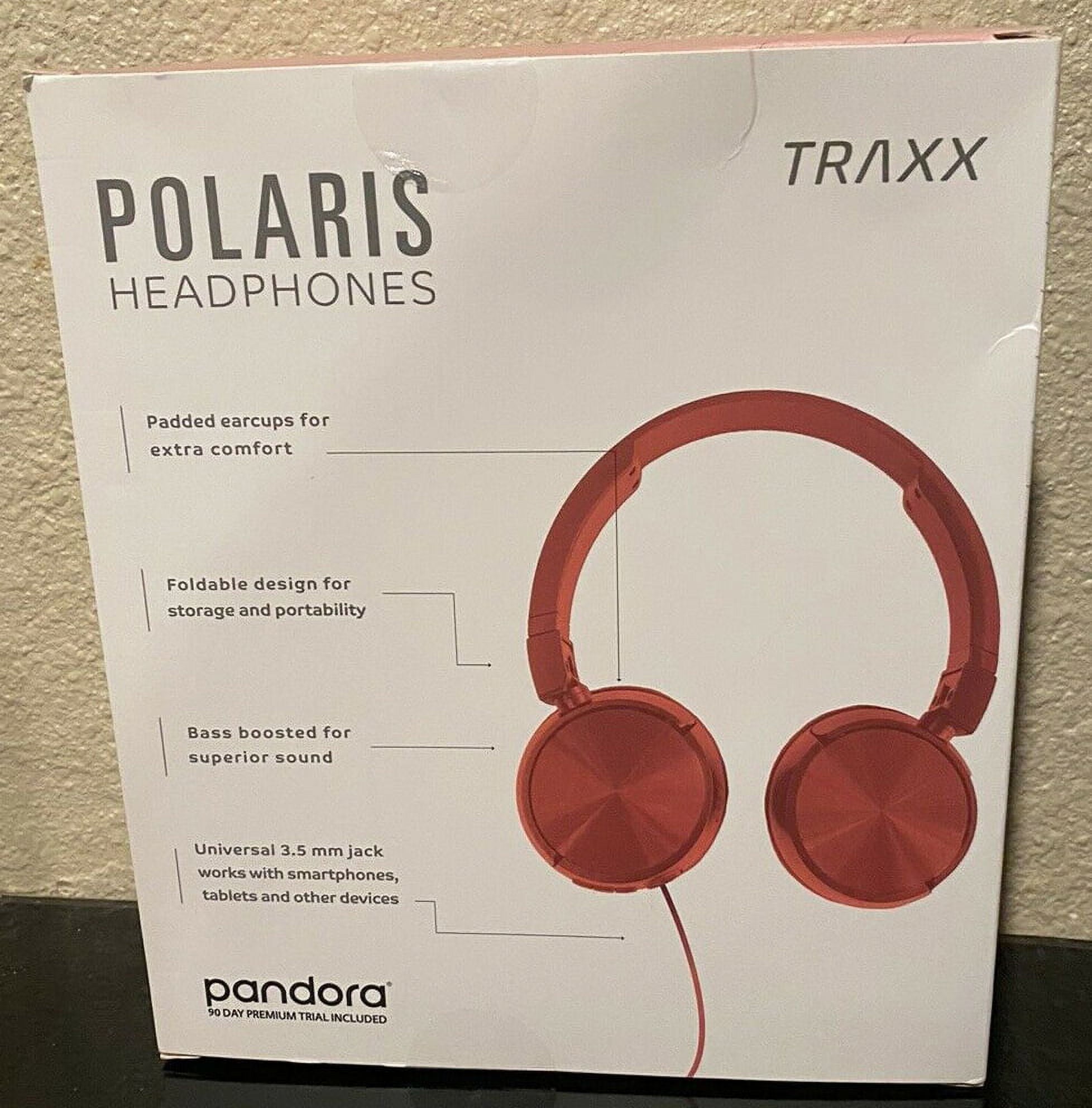 TRAXX POLARIS HEADPHONES +360 COMFORT- Rose Pink