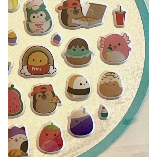 Squishmallows Puffy Stickers Autocollants Relief 508515