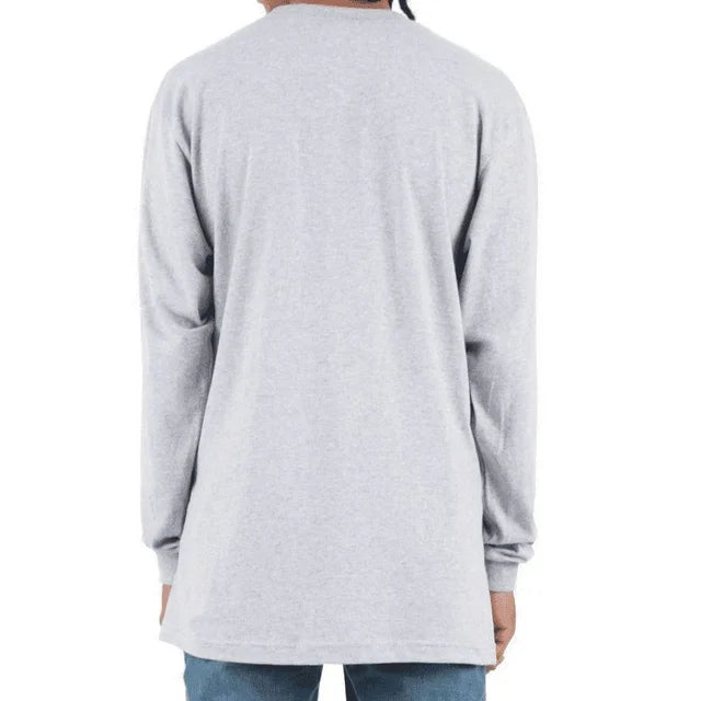 Shaka Wear Long Sleeve Shirt Grey Size M( 2 Pack)