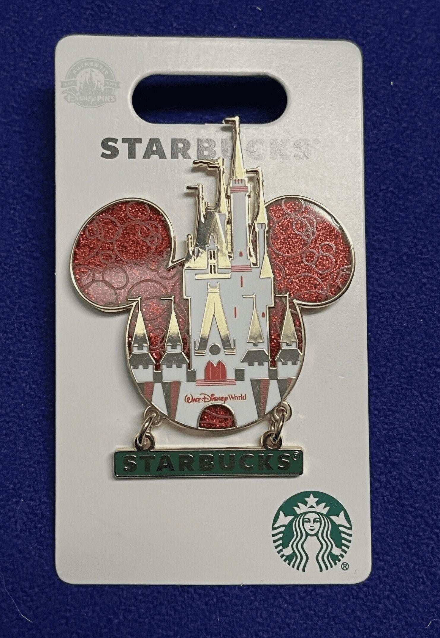 2023 Disney Park Walt Disney World Starbucks Holiday Christmas Castle Pin