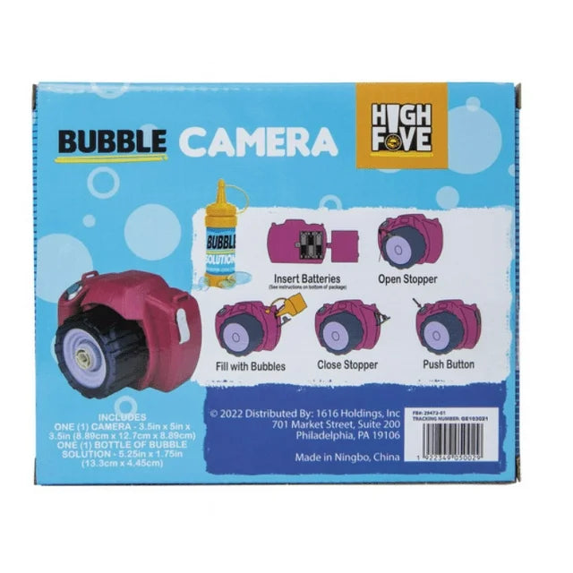 Bubble Camera Bubble Blower & Solution