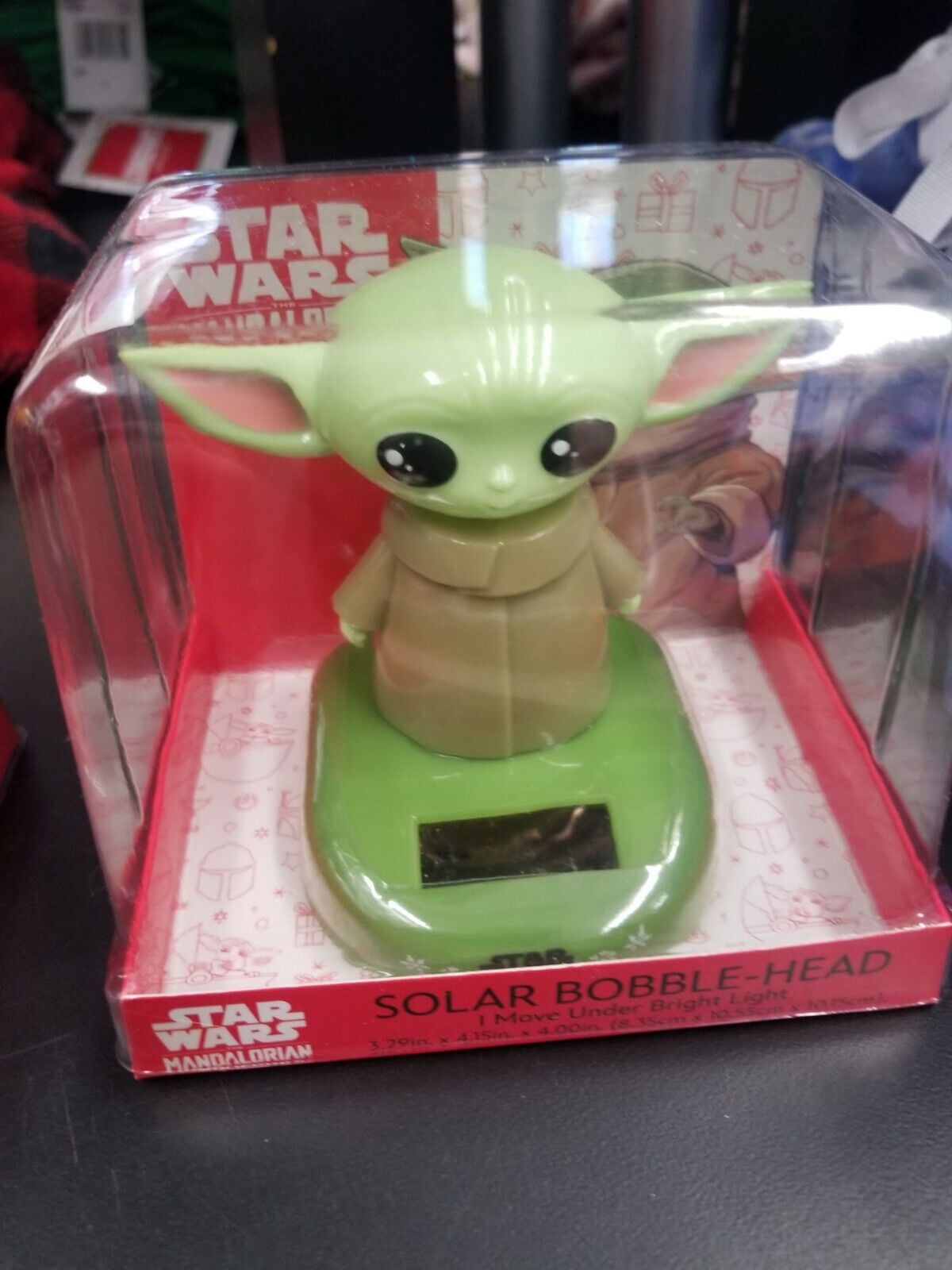 Star Wars Mandalorian Baby Yoda Solar Bobble head