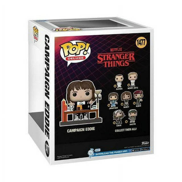 Funko POP! Deluxe: Stranger Things Campaign Eddie Vinyl Figuer #1477