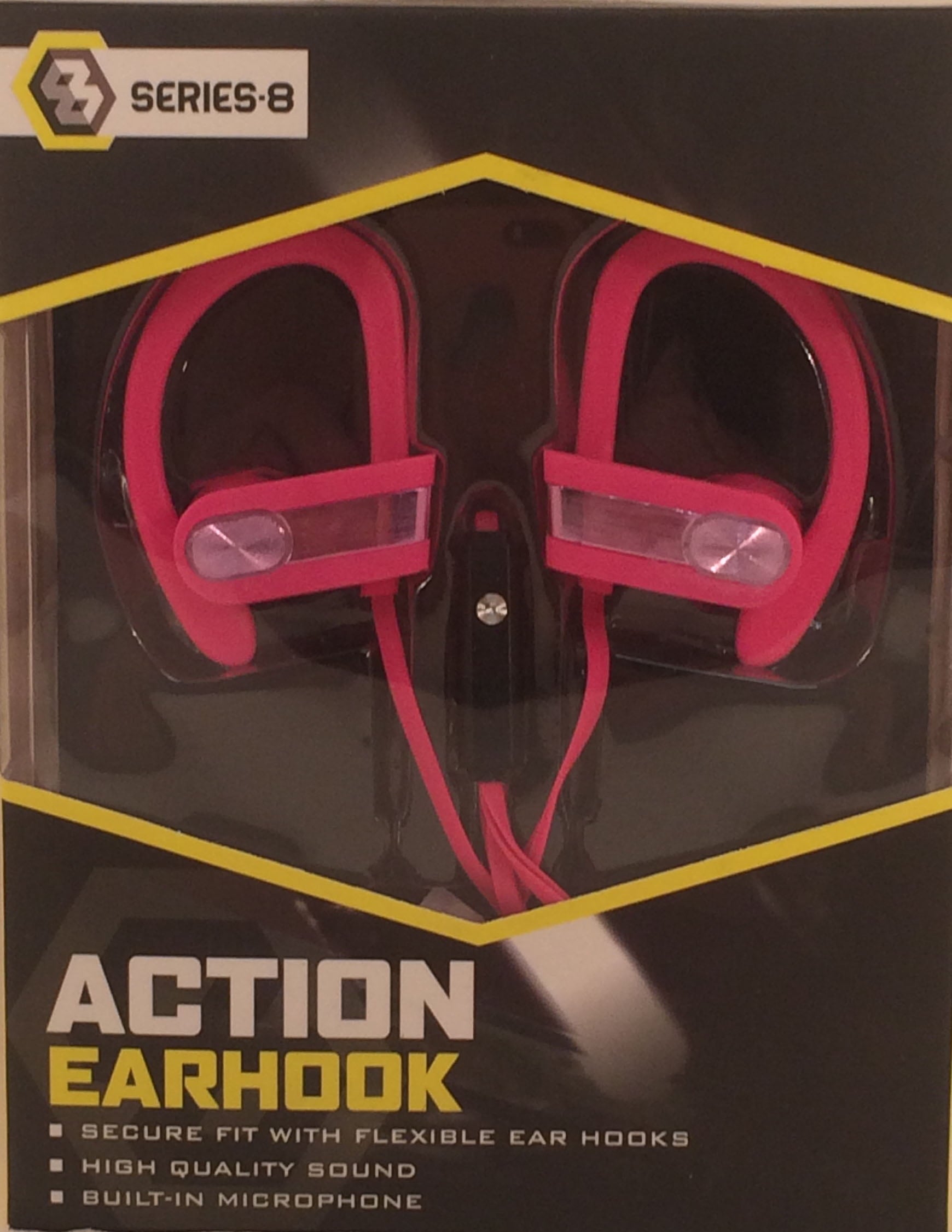 Series Action Earhook Earbuds Pink