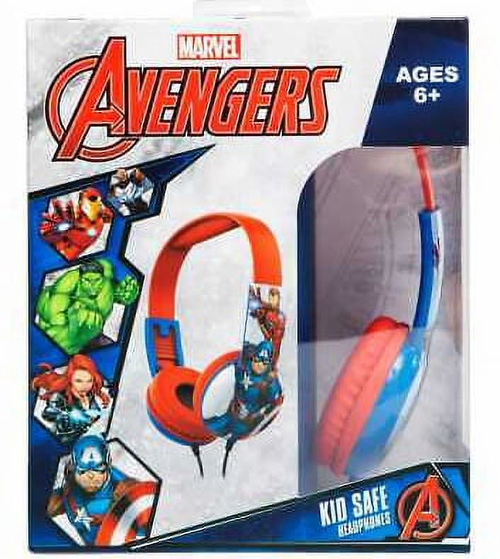 MARVEL AVENGERS KID SAFE HEADPHONES WITH VOLUME LIMITING TECHNOLOGY