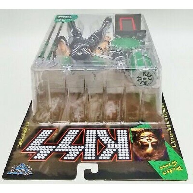 1997 - McFarlane - KISS - Peter Criss - Ultra Action Figure - Drum Launches Drum