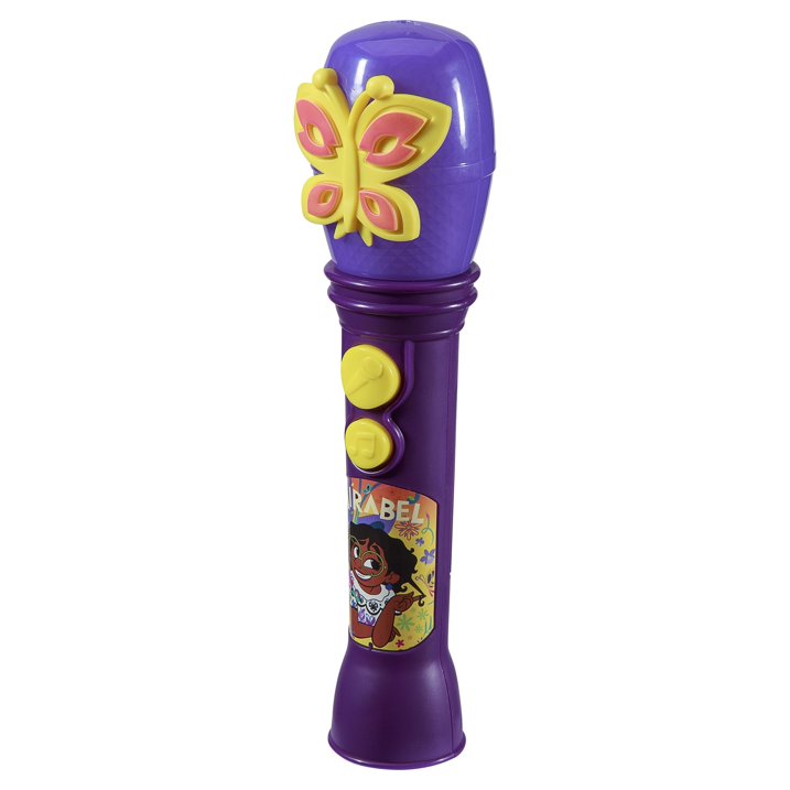 Disney Encanto Sing Along Microphone with Built-In Music and Flashing Lights for Girls Aged 3 Years and Up.