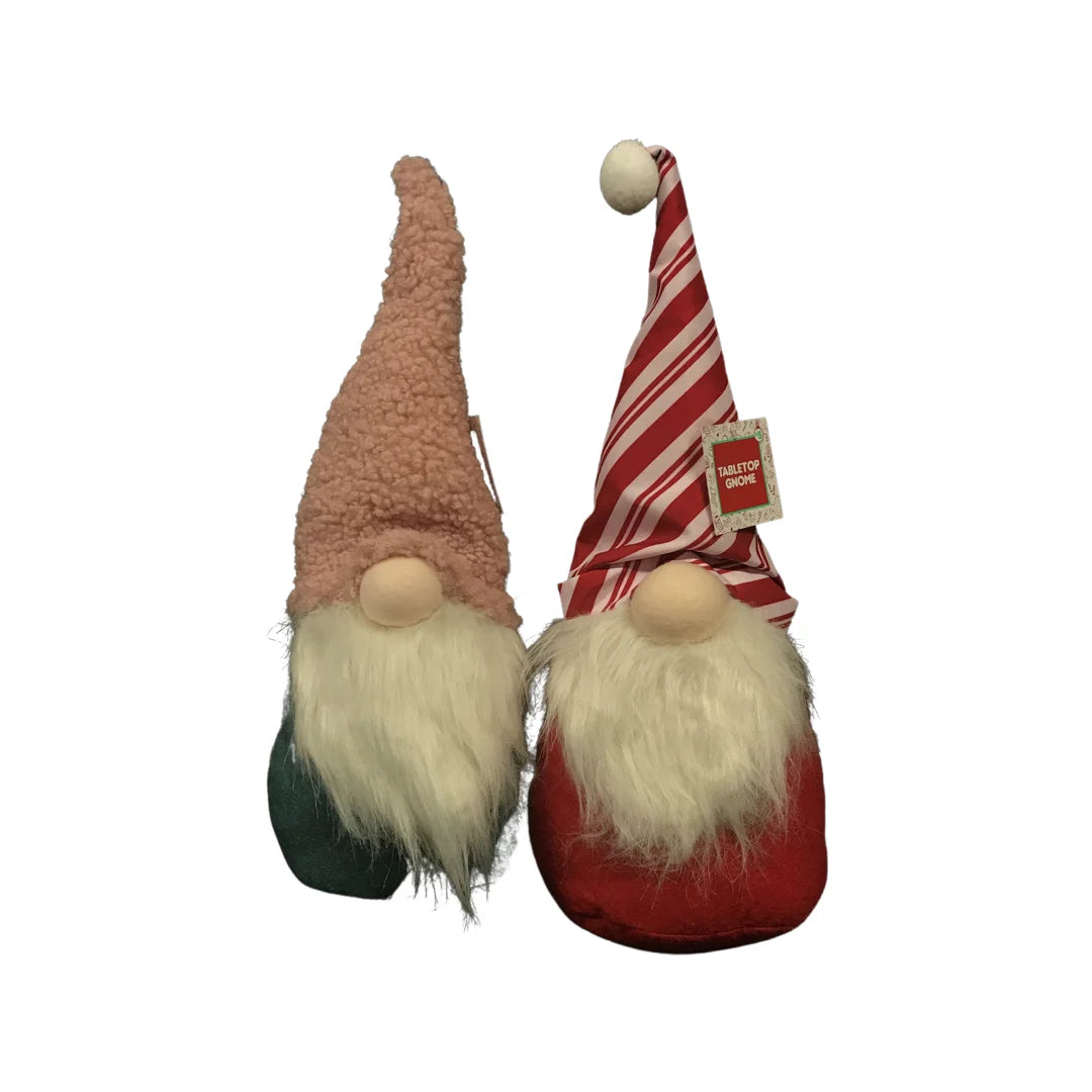 Gnome, 2 Set Of Holiday Tabletop Gnome DÃ©cor 16 In