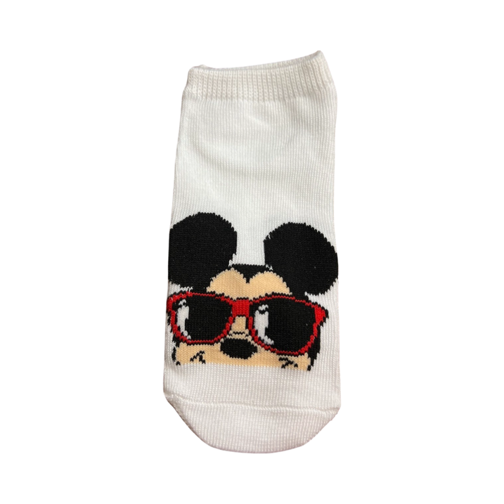 Disney Micky Mouse 5pk No-Show Socks shoe size 7 1/2 - 3 1/2