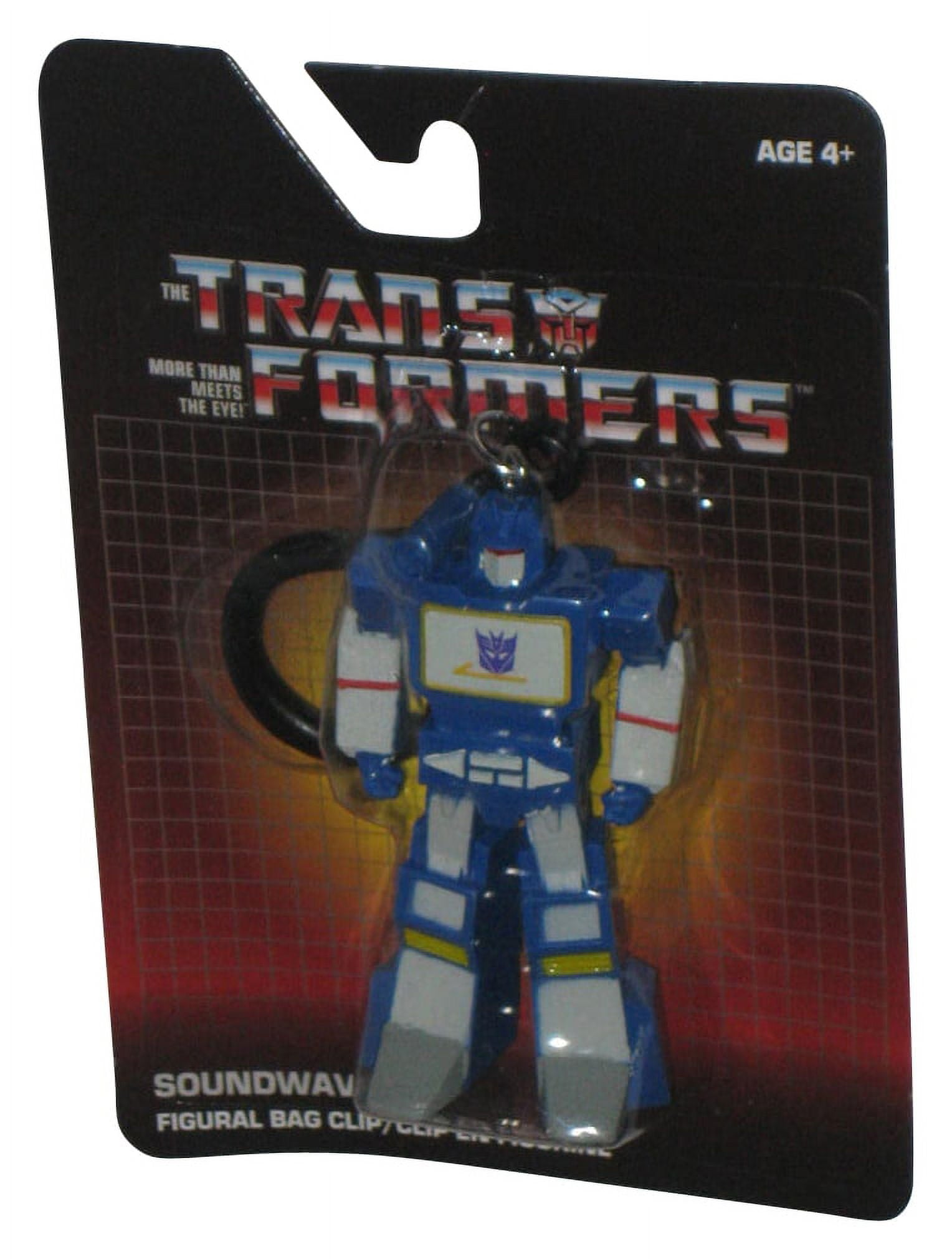 Transformers Soundwave (2021) Monogram Figural Bag Clip 3-Inch Figure Keychain