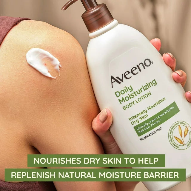 Aveeno Daily Moisturizing Lotion with Oat for Dry Skin, 20 fl. oz