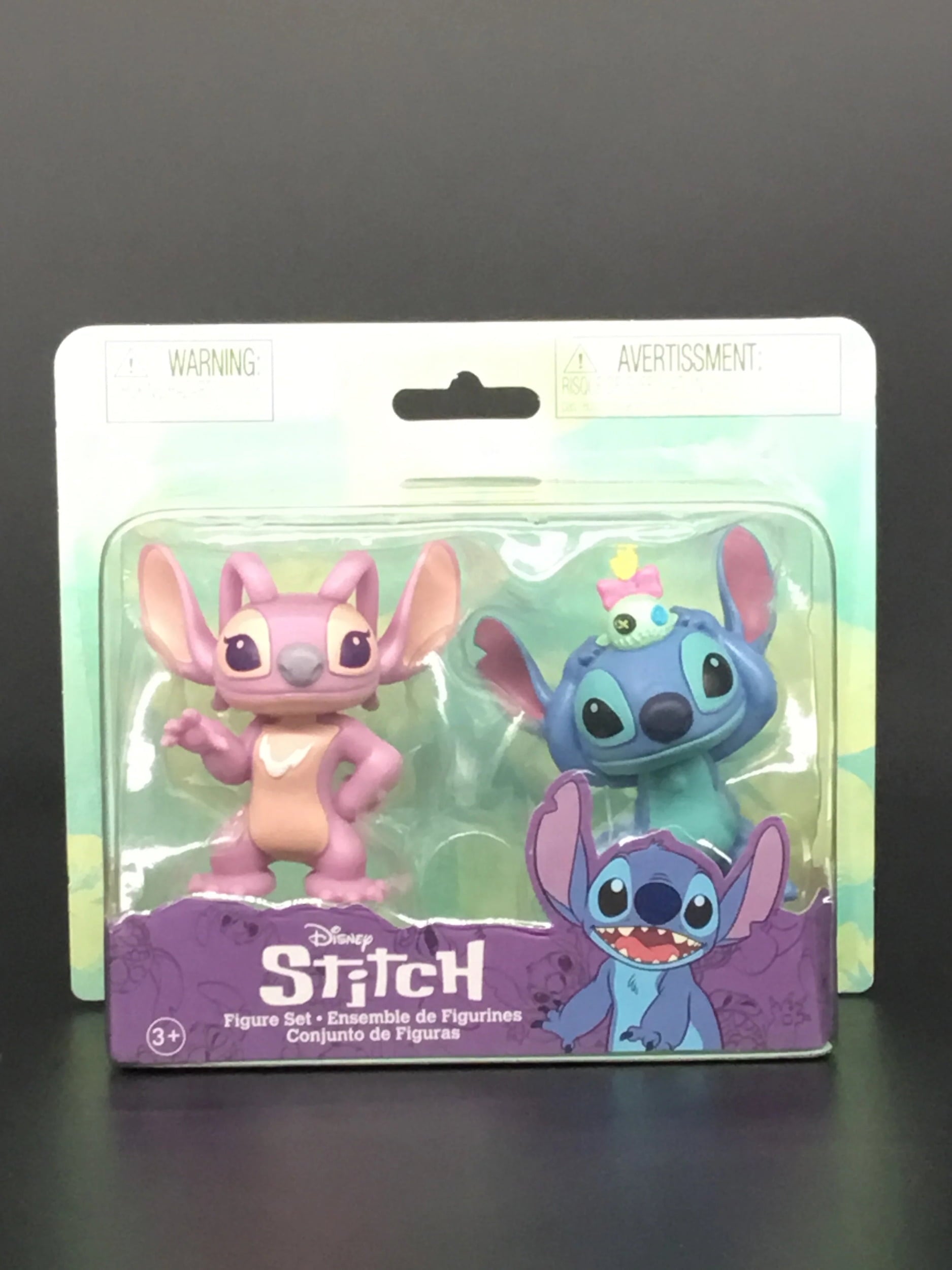 Disney Lilo  Stitch 2 Figure Set - Stitch  Scrump and Angel