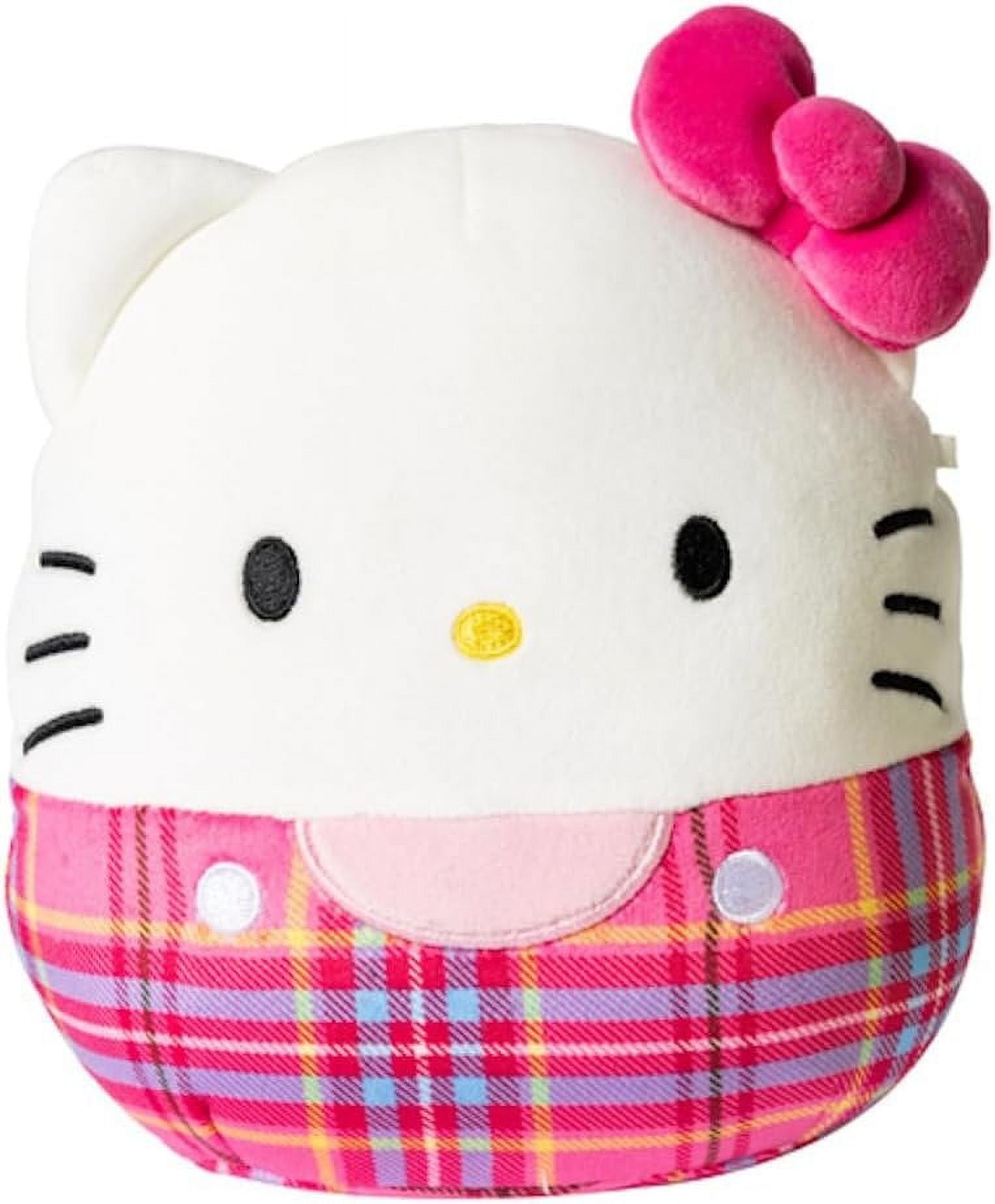 Squishmallows 6.5" Hello Kitty Plaid