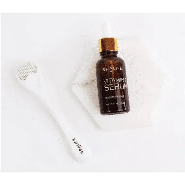 Spa Life Micro-Needle Derma Roller with Vitamin C Serum