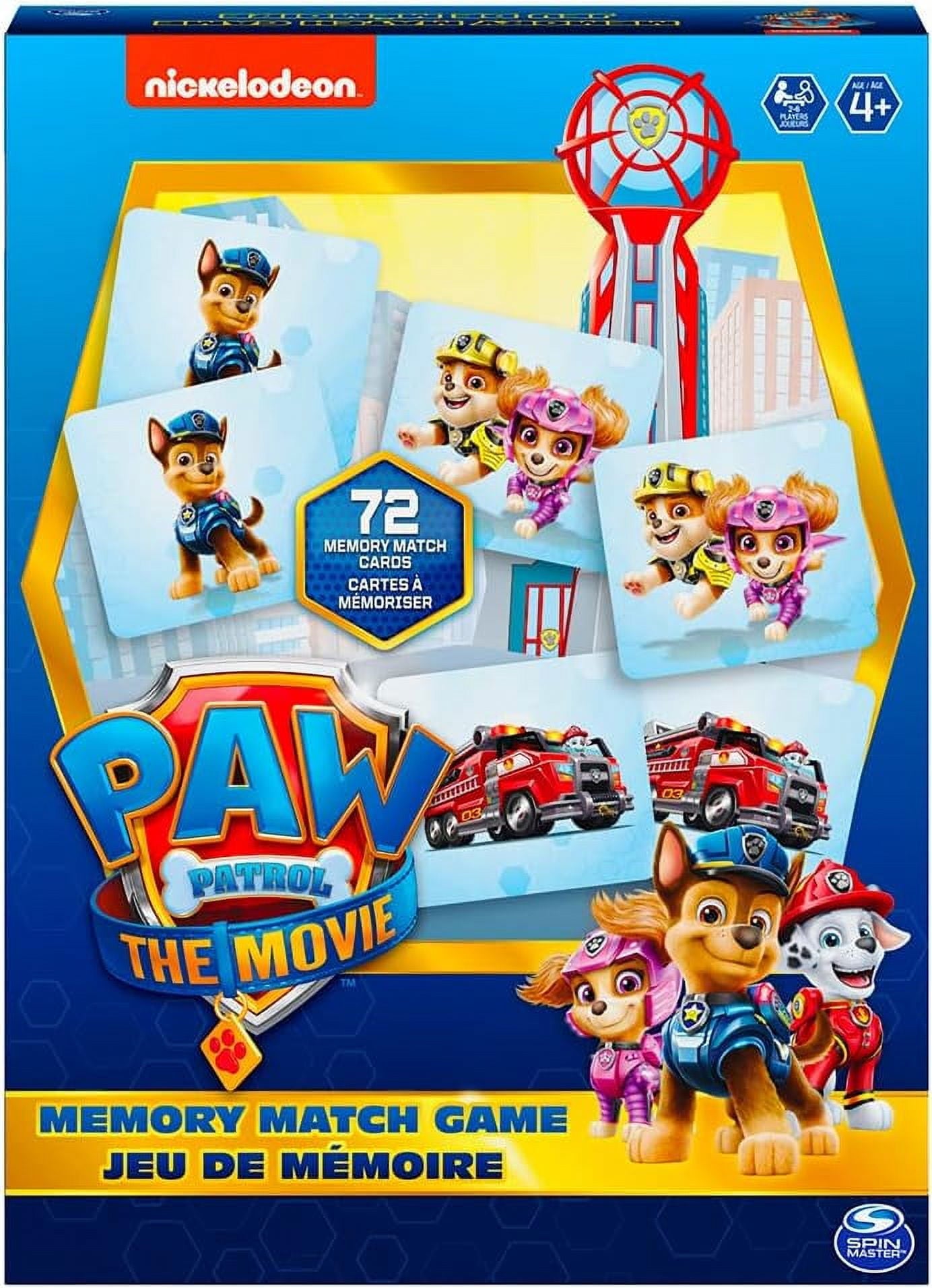 Paw Patrol The Movie Memory Match Game