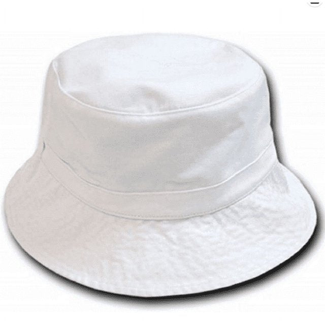DECKY Polo Bucket Hat (WHITE, S/M)