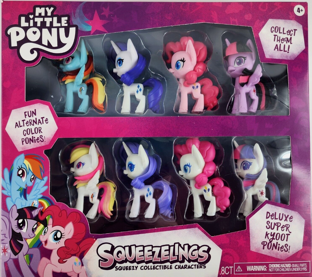 My Little Pony Squeezelings Collectable Characters Deluxe Mega Set 8 Ponies