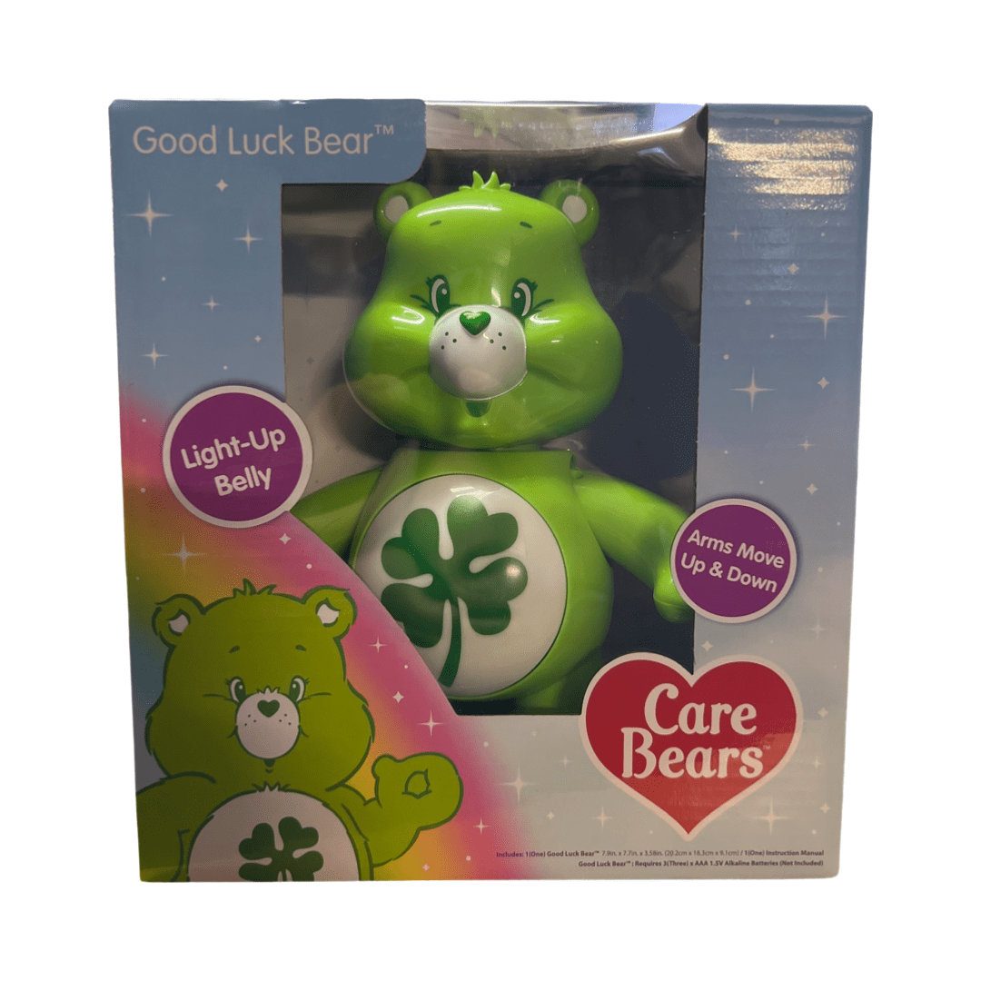 Care Bears Good Luck Bear light-up belly, Arms move up & down