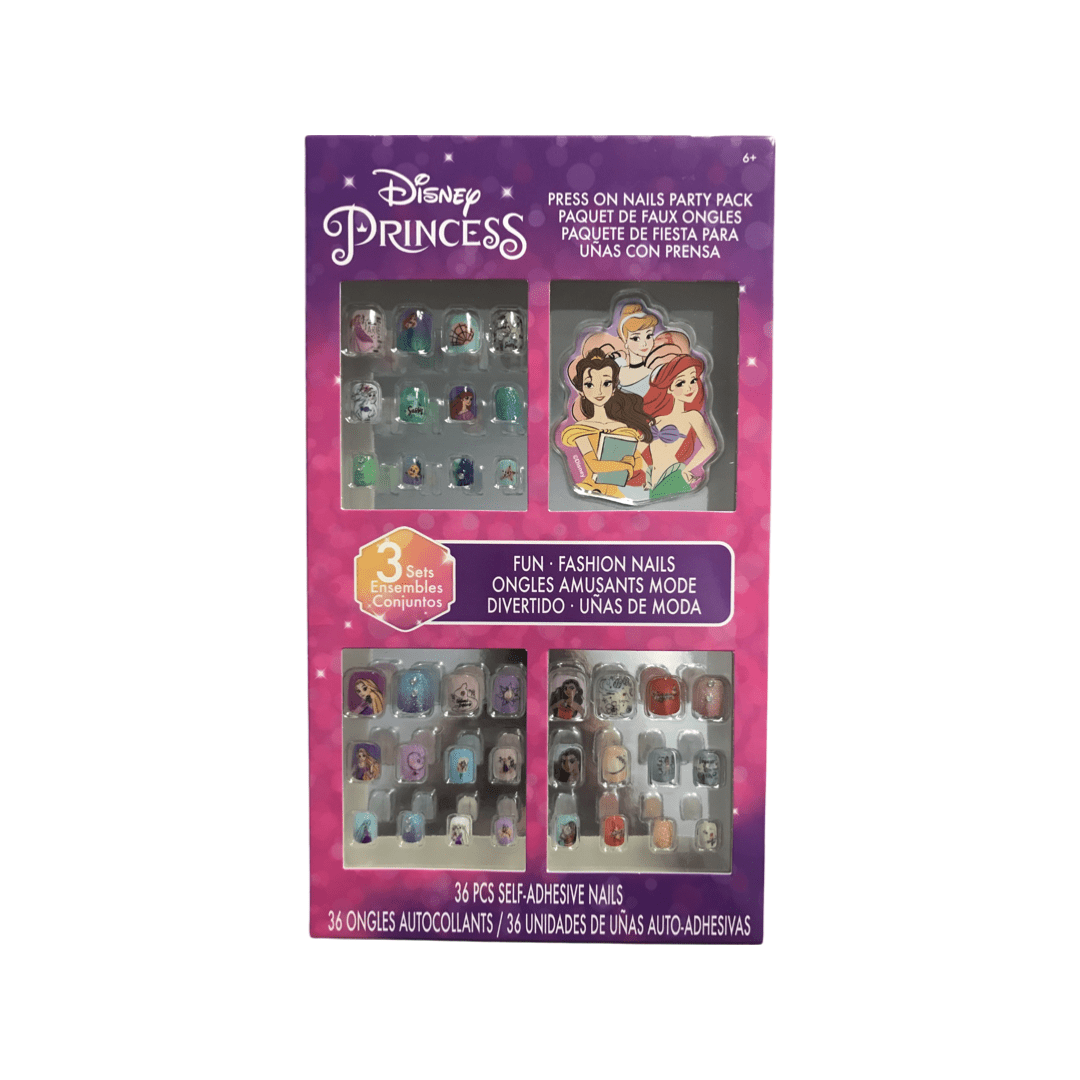 Disney Princess Press On Nails Party Pack 36 Pcs