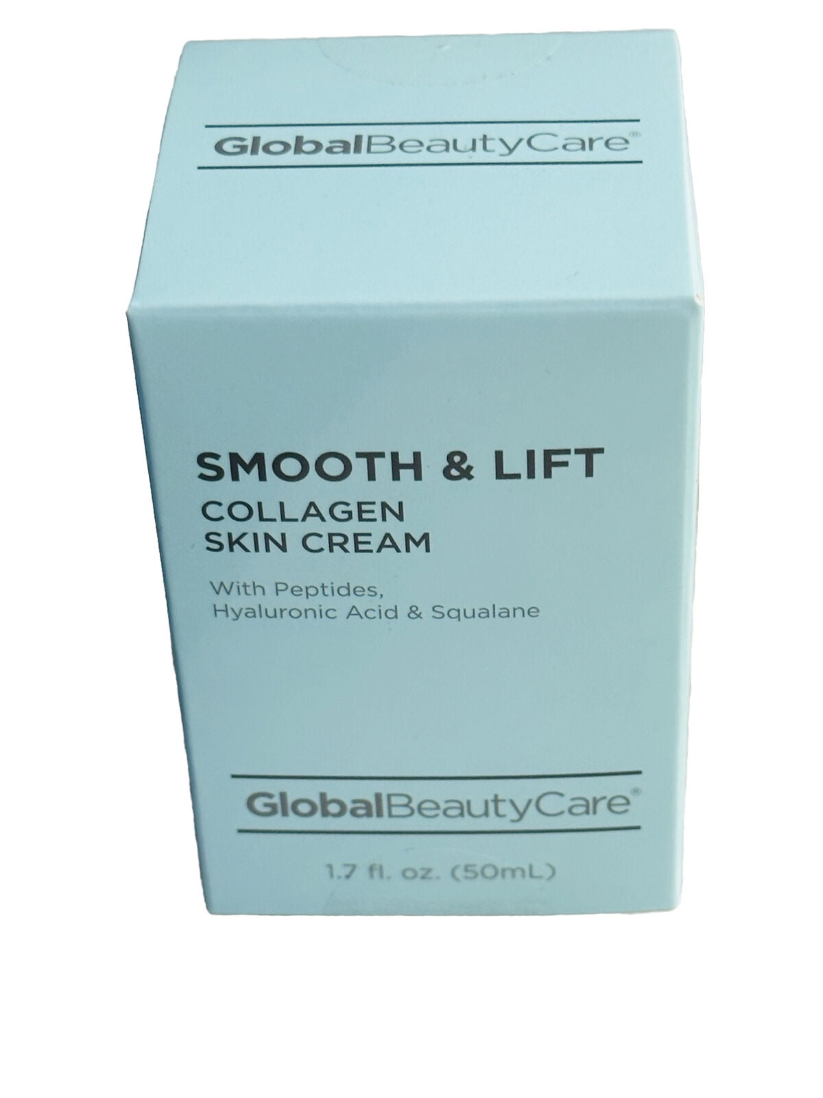 Global Beauty Care Smooth & Lift Collagen Skin Cream with Peptides 1.7floz/50ml