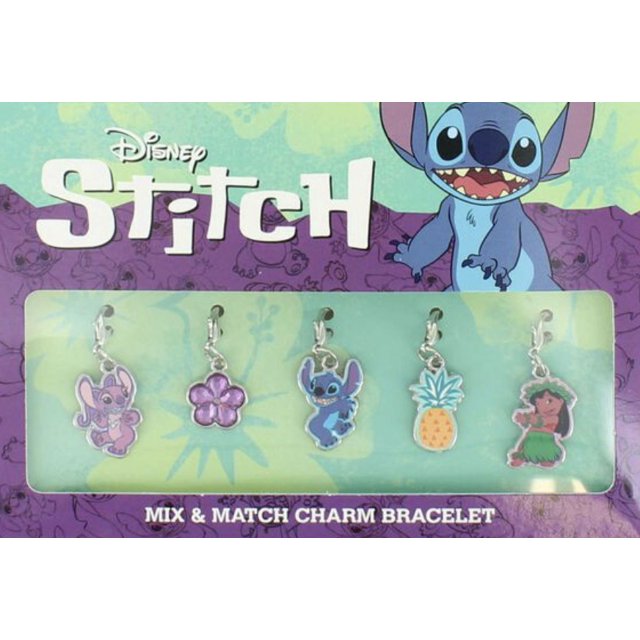 Disney Stitch Mix And Match Charm Bracelet