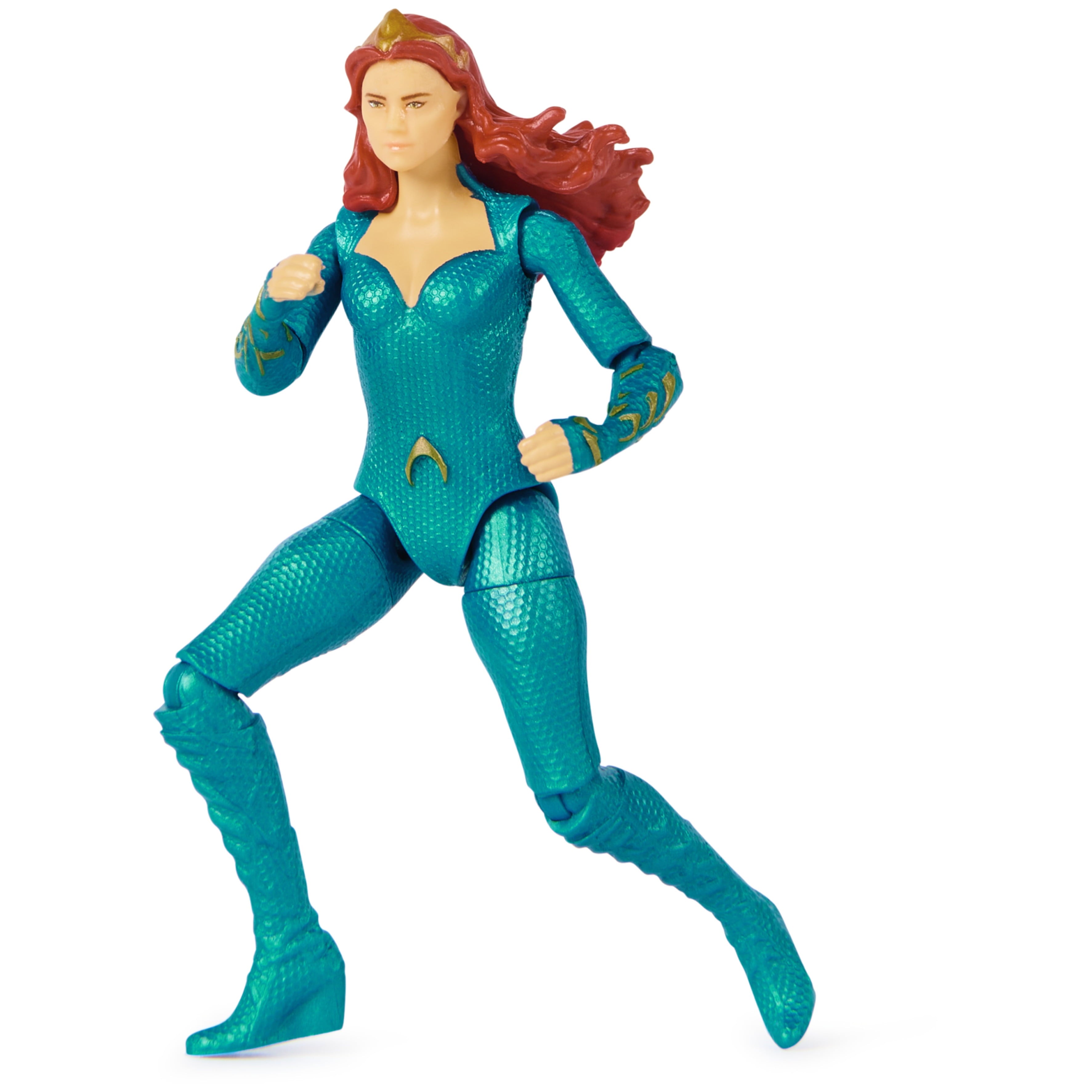 Mera 4" Action Figure - Articulated, 2 Accessories & Movie-Inspired