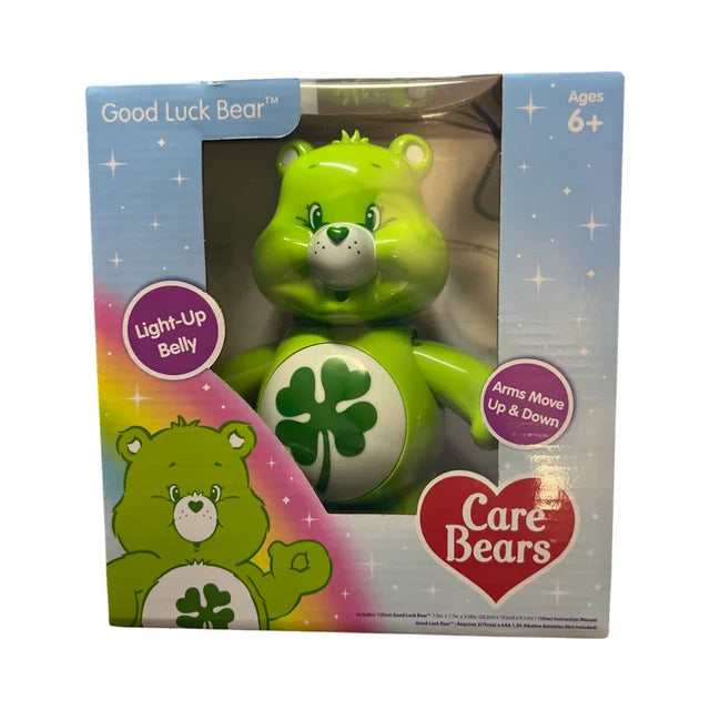 Care Bears Good Luck Bear light-up belly, Arms move up & down