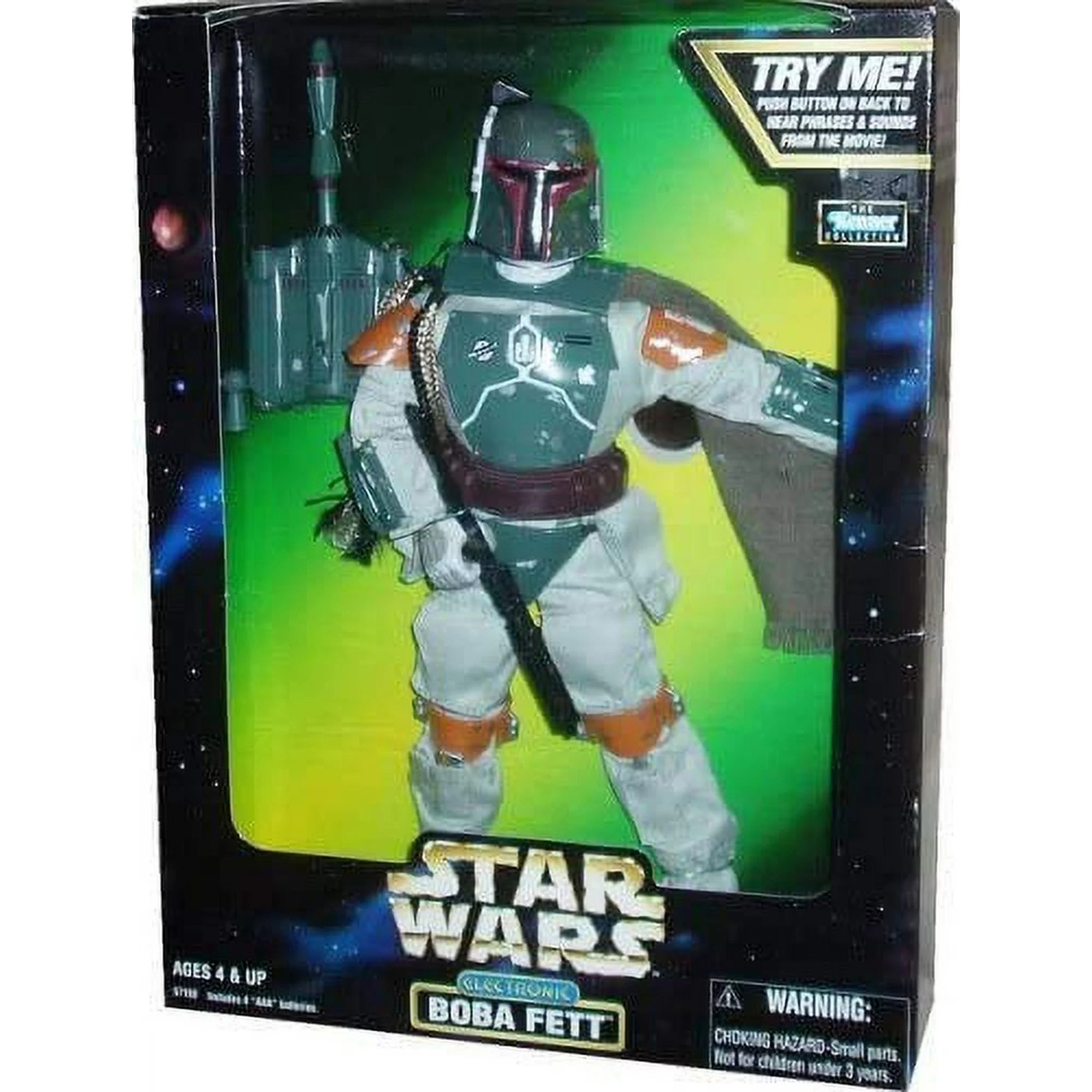 1997 Star Wars Action Collection Electronic Boba Fett 12" Talking Action Figure