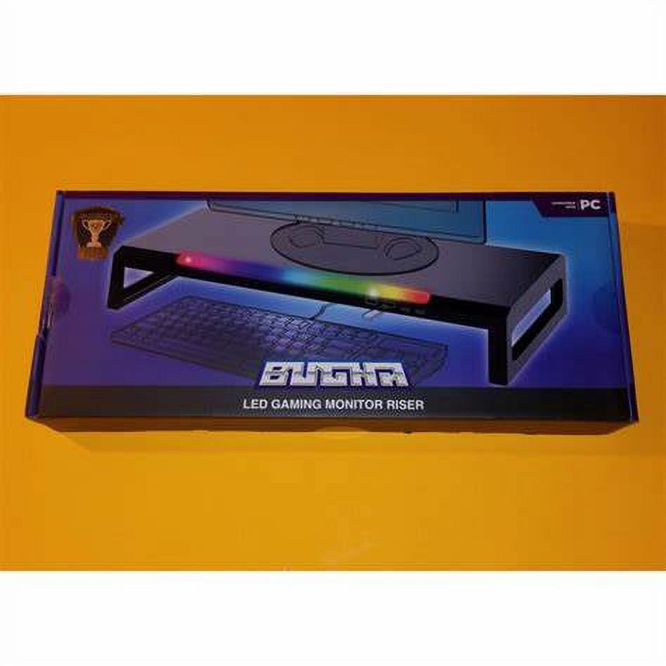 Bugha exclusive LED gaming monitor riser w/ usb hub