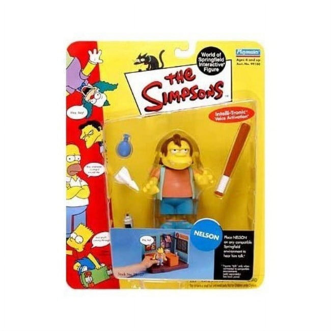 Simpsons - World of Springfield Interctive Figure - Series 3 - Nelson w/custom accessories