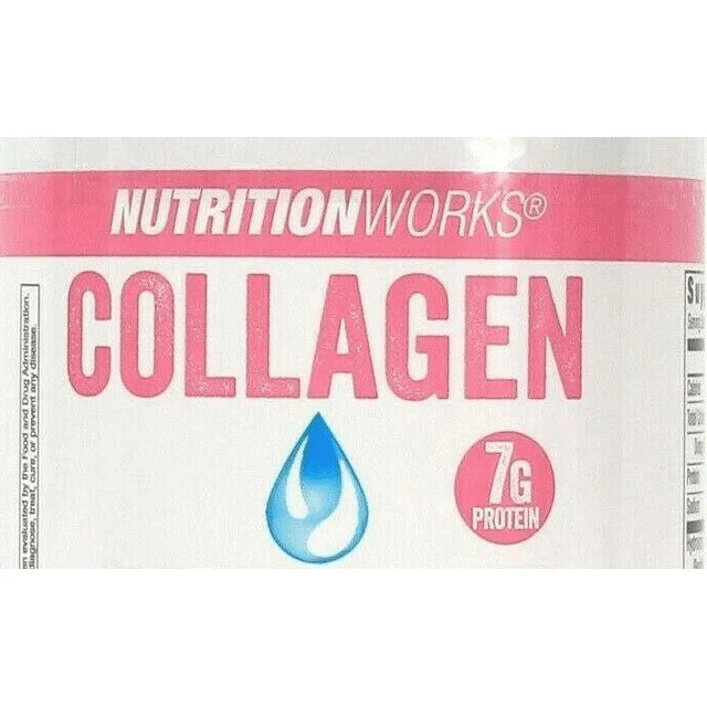 Nutrition Works 6.35 Oz Collagen 1 & 3 Hair Skin Nails Vanilla Flavor Supplement