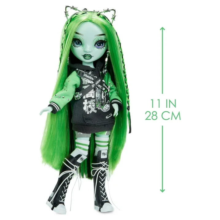 Rainbow Vision Shadow High Neon Shadow Harley Limestone Fashion Doll (Neon Green) with 2 Designer Outfits