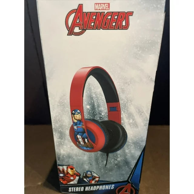 MARVEL AVENGERS Stereo Headphones! Foldable Headbands! HP-0393-AVENGER